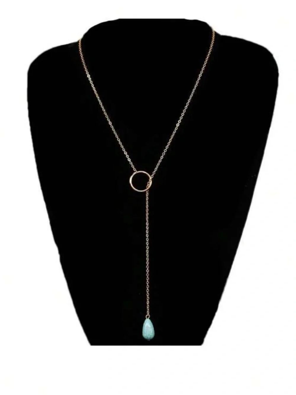 Boho stone necklace N2415